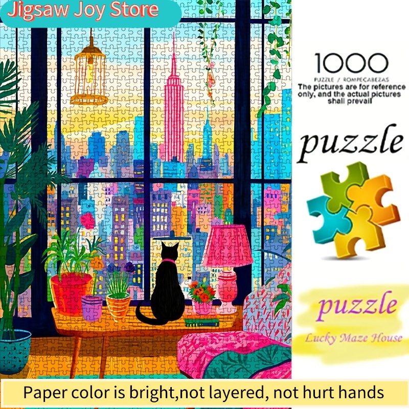 DIY Paper Puzzle, New York Cit - Plant Parental recension och pris