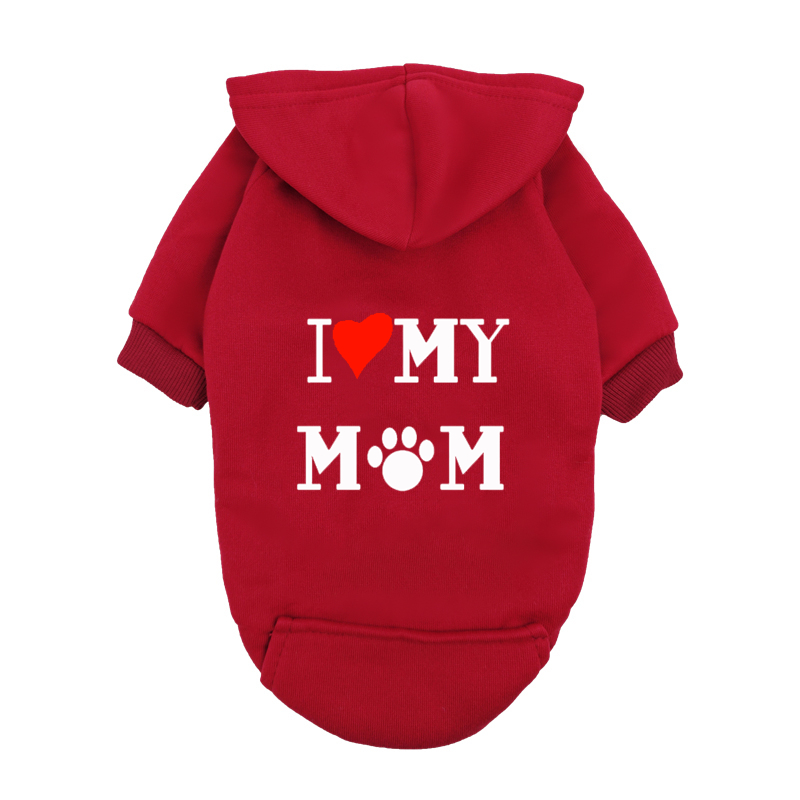 I Love My Mom Dog Hoodie - Cut - Plant Parent Hoodie recension och pris