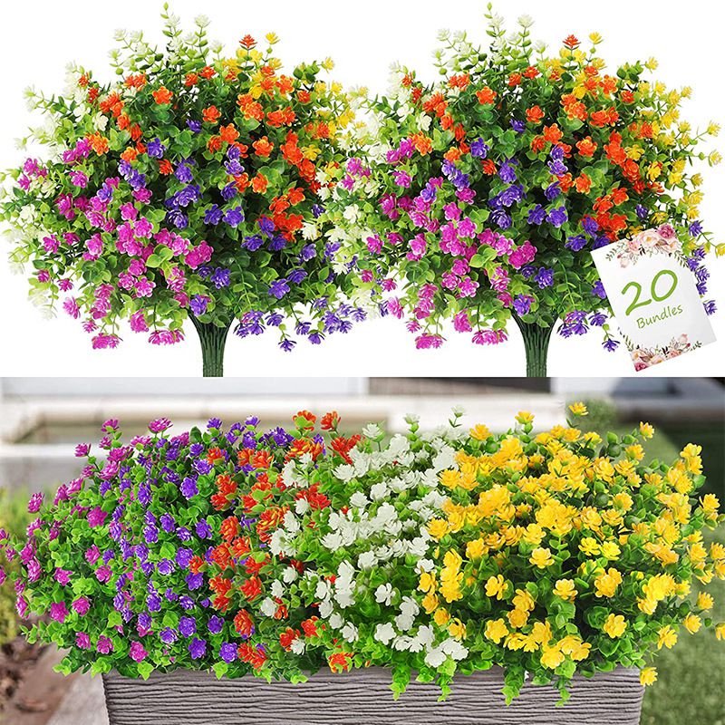 3/6pcs Artificial Plant Flower - Plant Parent Gifts recension och pris