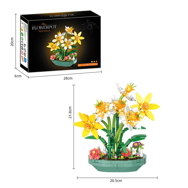 Friends Simulated Daffodil Bui - Plant Parent Pot recension och pris