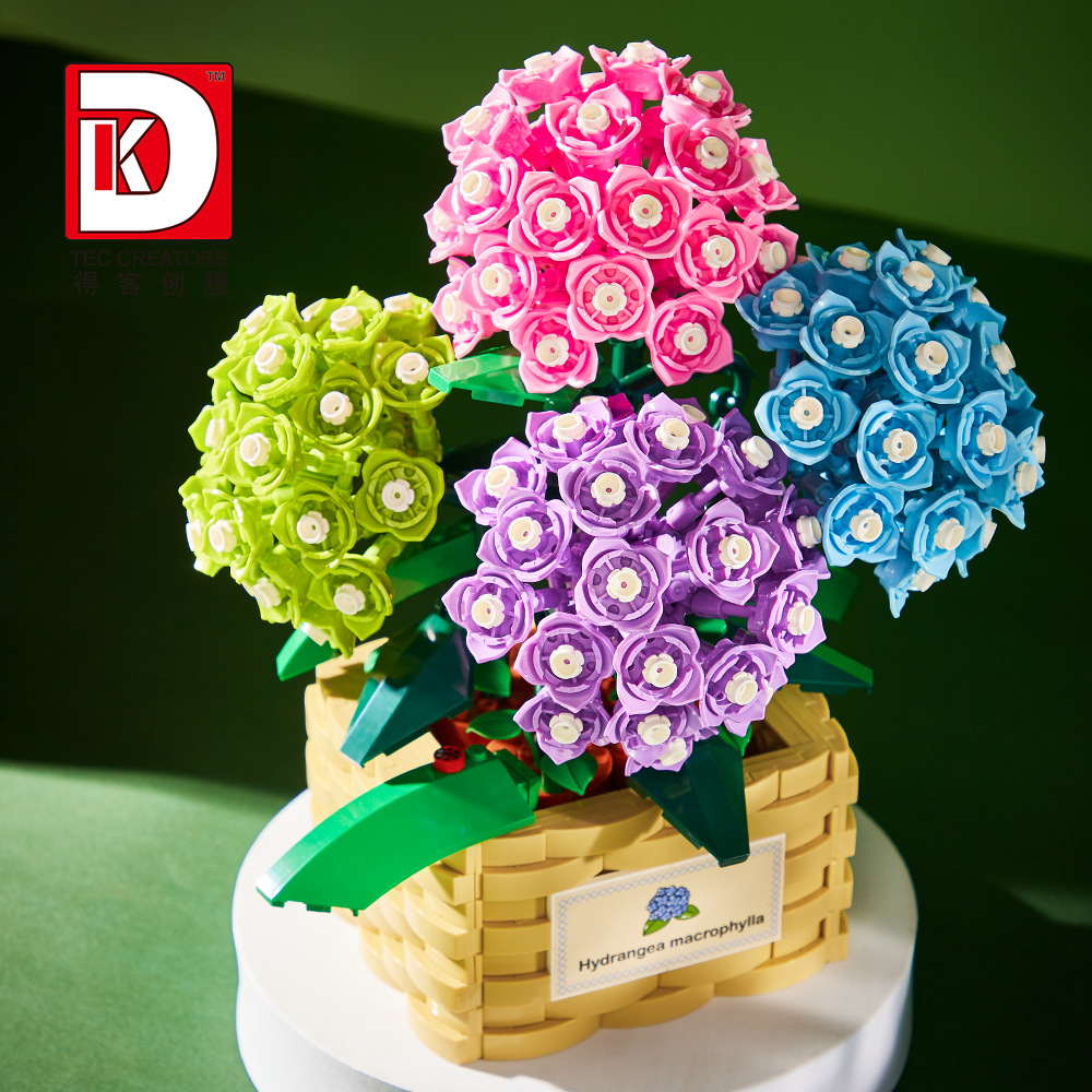 New Hydrangea Embroidery Baske - Plant Parent Pot recension och pris