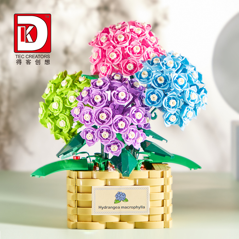 New Hydrangea Embroidery Baske - Plant Parent Pot recension och pris