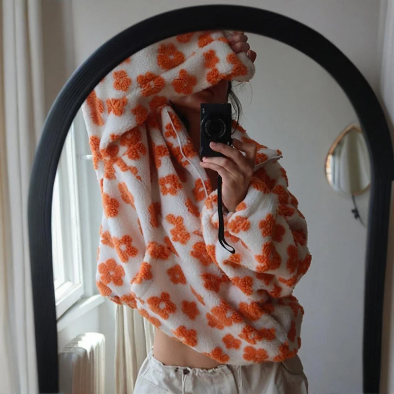 Fleece Flower Sweatshirt For W - Plant Parent Hoodie recension och pris