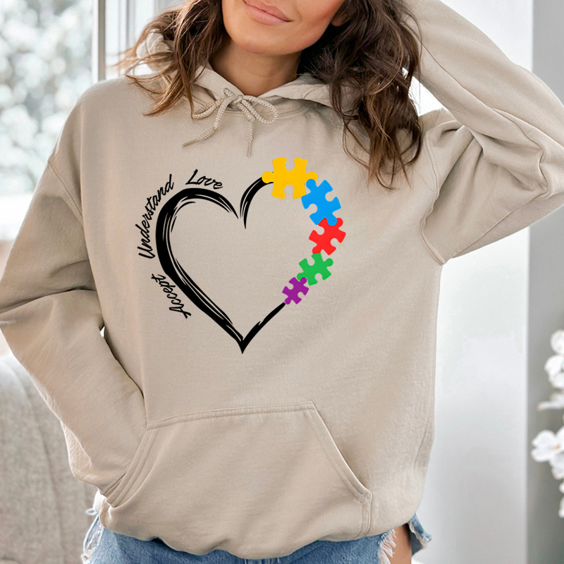 Autism Heart Accept Understand - Plant Parent Hoodie recension och pris
