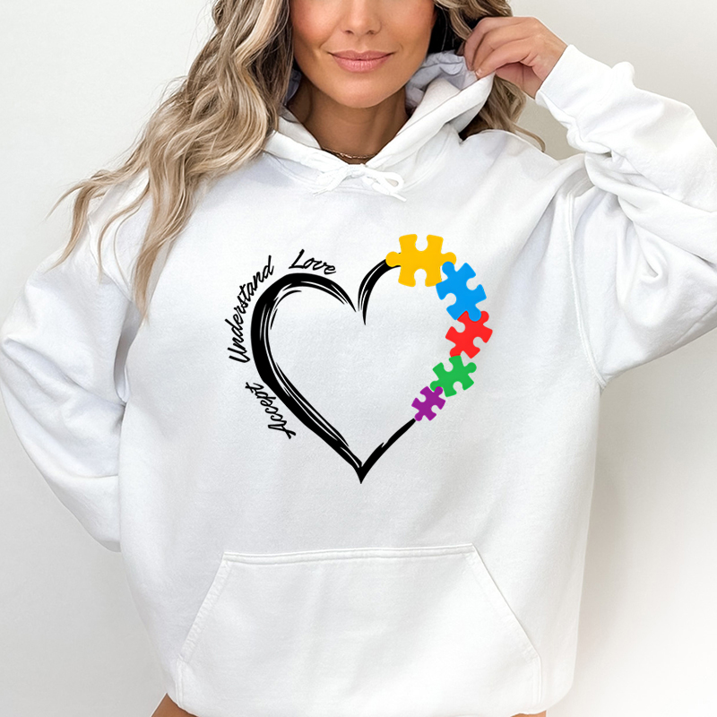 Autism Heart Accept Understand - Plant Parent Hoodie recension och pris