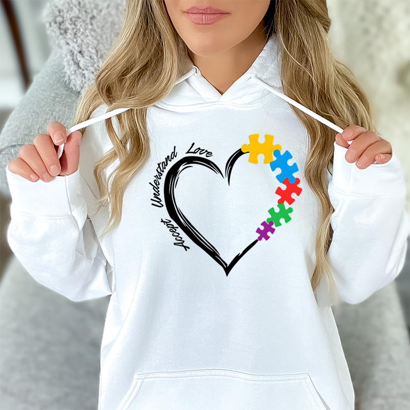 Autism Heart Accept Understand - Plant Parent Hoodie recension och pris