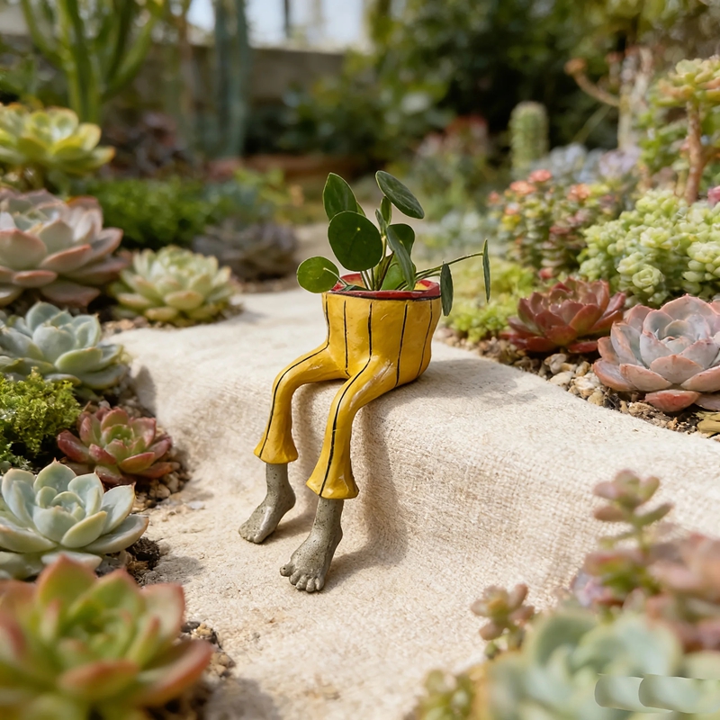 Whimsical Resin Leggy Planter  - Plant Parental recension och pris