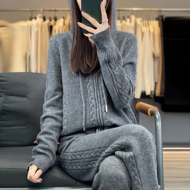 Women's Pure Cashmere Hooded C - Plant Parent Hoodie recension och pris